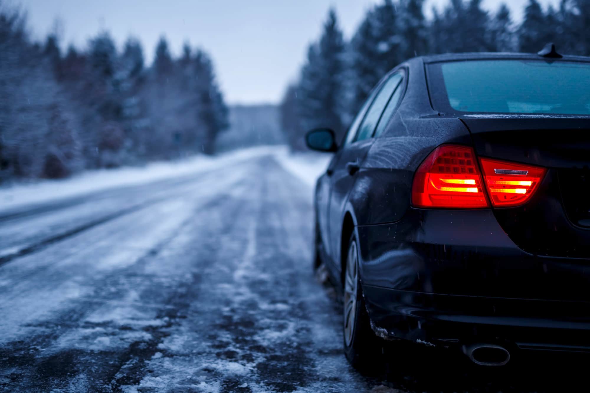car-winter-road